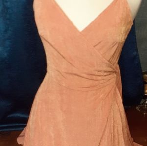 Naked Wardrobe , Tangerine Jersey , mid length,  size sm